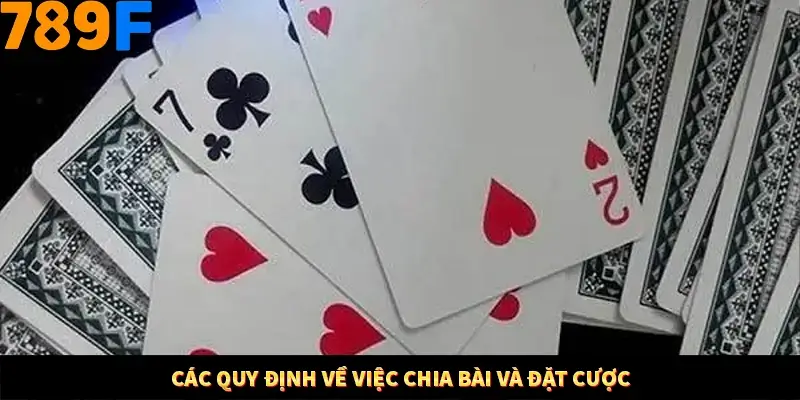Các quy định về việc chia bài và đặt cược