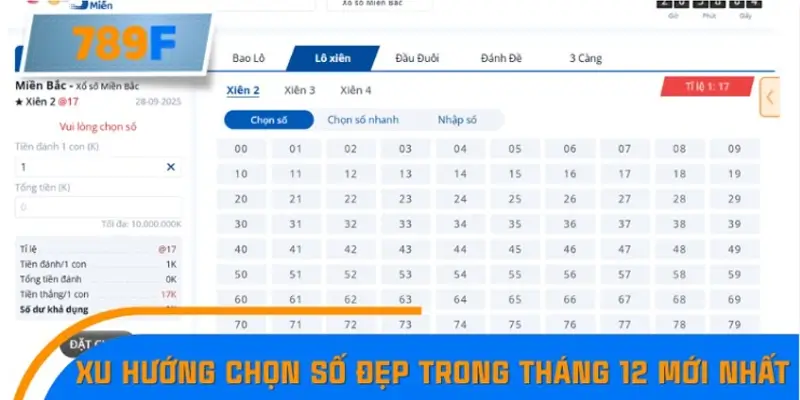 Xu hướng số đẹp trong tháng 12 như thế nào?