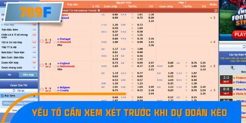 Những yếu tố cần xem xét trước khi dự đoán kèo bóng đá