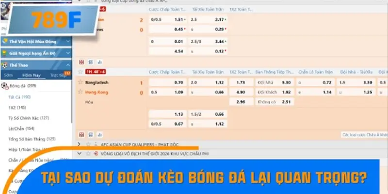Tại sao dự đoán kèo bóng đá lại quan trọng?